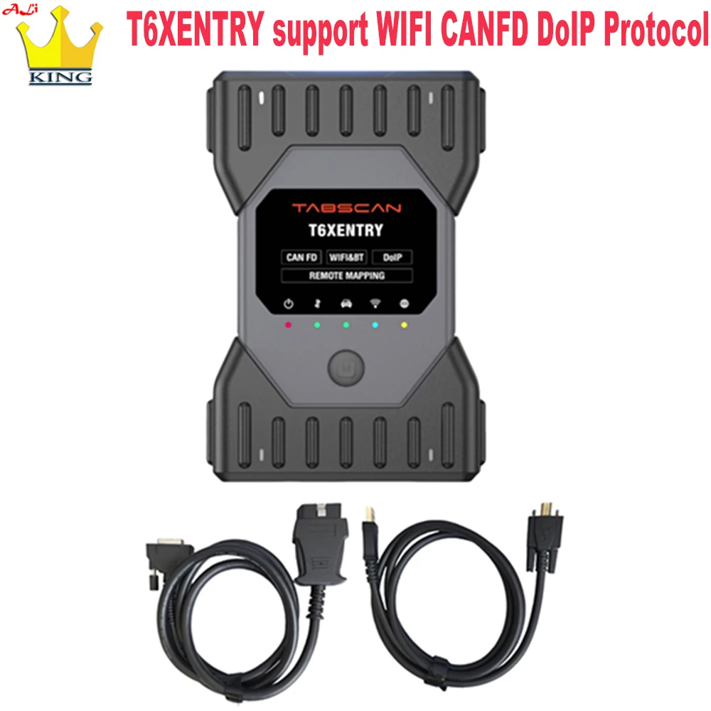 Tabscan T6 T6XENTRY ECU Coding Tool Support CAN FD Dolp Protocols WIFI Obdstar OBD2 Car Auto Scanner OBD Better Than MB Star C6