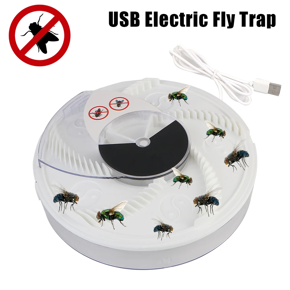 Pest Reject Control Repeller Indoor Outdoor Electric Pest Killer Automatic Flycatcher Insect Pest Catcher Fly Trap USB