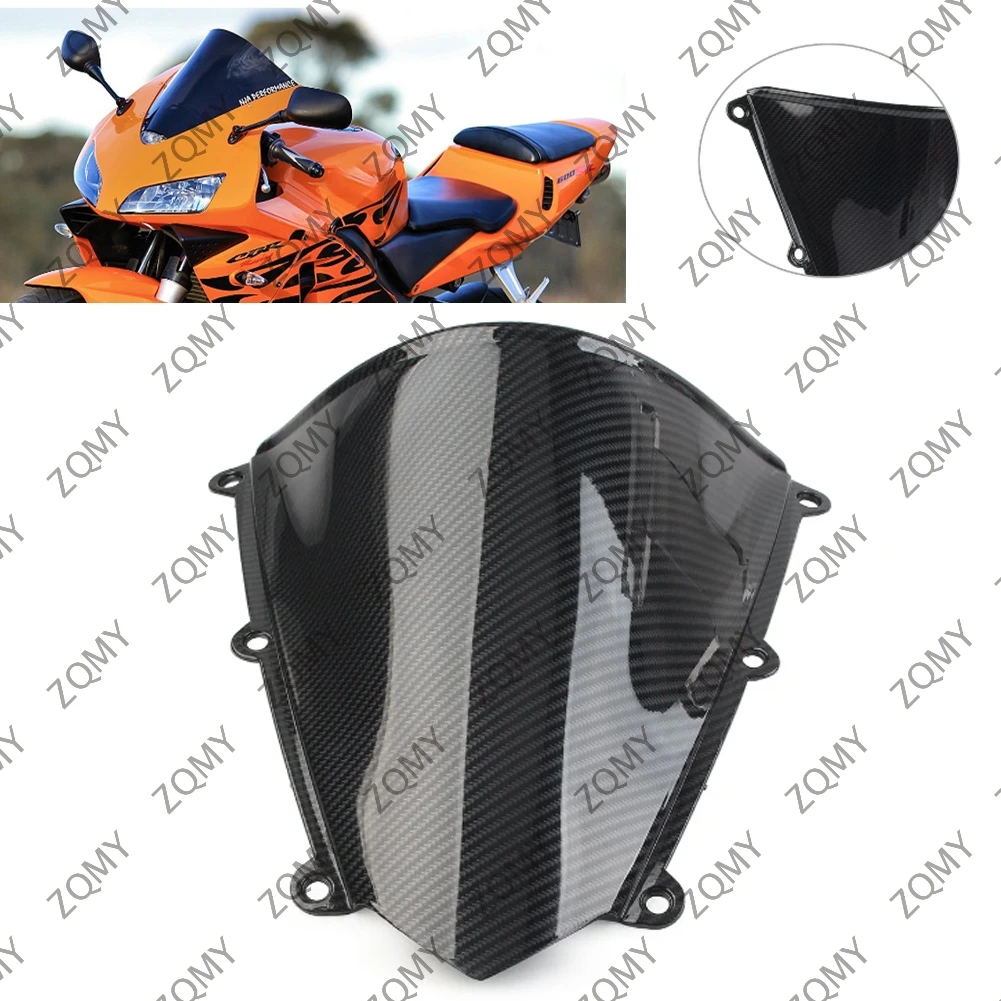 CBR600RR 2007-2012 Motorcycle Windshield Shield For Honda CBR 600RR F5 2007 2008 2009 2010 2011 2012 Carbon Fiber ABS Windscreen