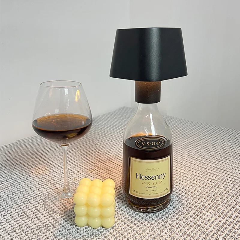 Wine Bottle Decor Schreibtischlampe Rechargeable Lampe De Table Led Decorative Portable Table Lamp Light Touch