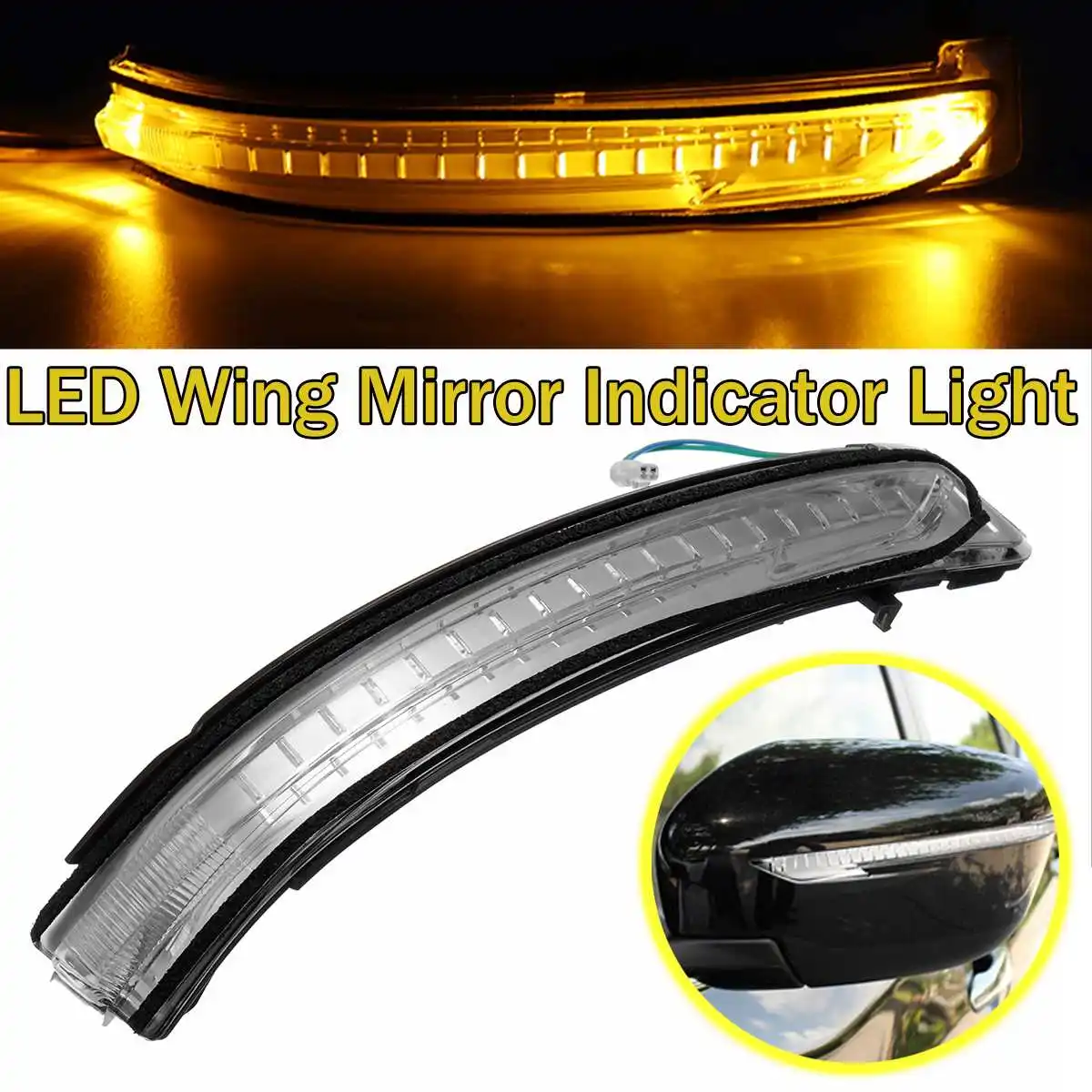 Autoleader Turn Signal Light Rear Mirror Indicator Mirror Indicator Lens LED Signal Light For Nissan X-Trail T32 for Qashqai J11