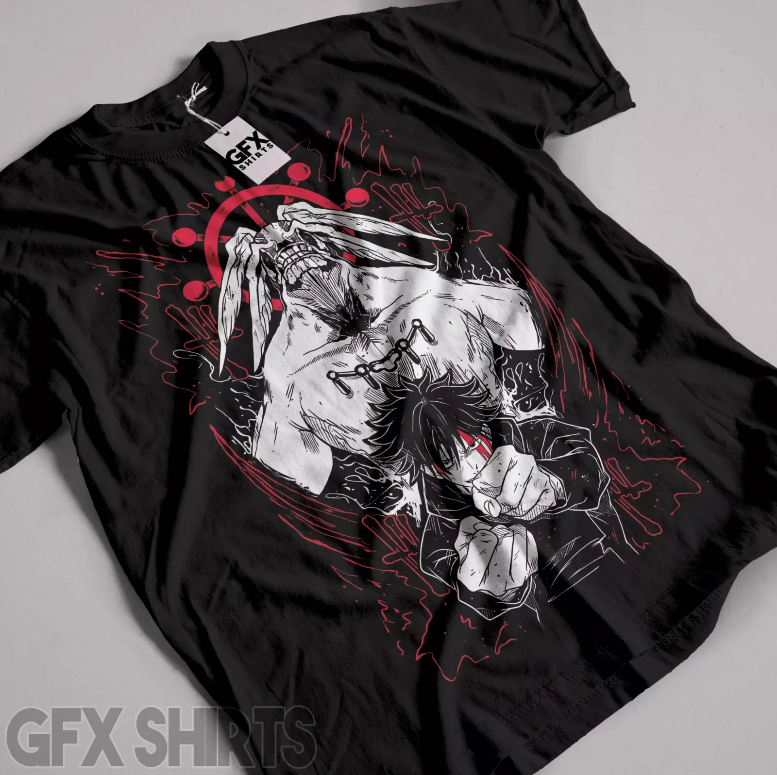 

Летняя футболка Джу-дзюцу Кайсен Megumi Fushiguro Mahoraga Gojo Рубашка Аниме Манга Графическая футболка Дышащая персонализированная свободная футболка