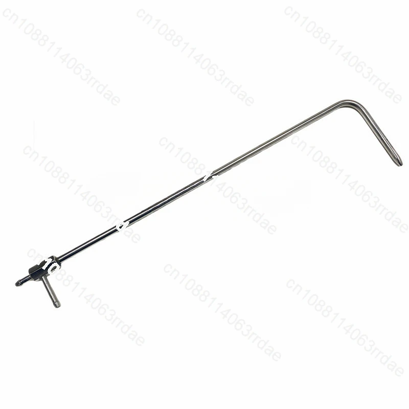 L-shaped pitot tube length 350mm 500mm 1000mm connected to digital pressure gauge to measure flow rate