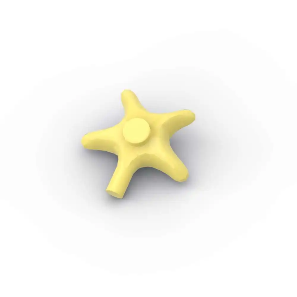 MOC 10 Uds parte de ladrillos 33122 agua Animal estrella de mar Kit de bloques de construcción estrella de mar océano criatura marina Compatible DIY juguetes regalos para niños