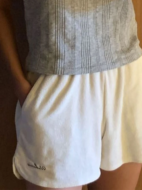 Casual Embroidered orts Women's Summer New Sle Korean Version Versatile Slimming Elastic Waist Casual Pants