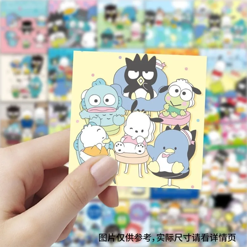 59pcs سانريو ‌ ‌   Hangyodon Pochacco كارتون لطيف ملصق مضاد للمياه كوب ماء القرطاسية مذكرات الكمبيوتر مزين هدية لفتاة