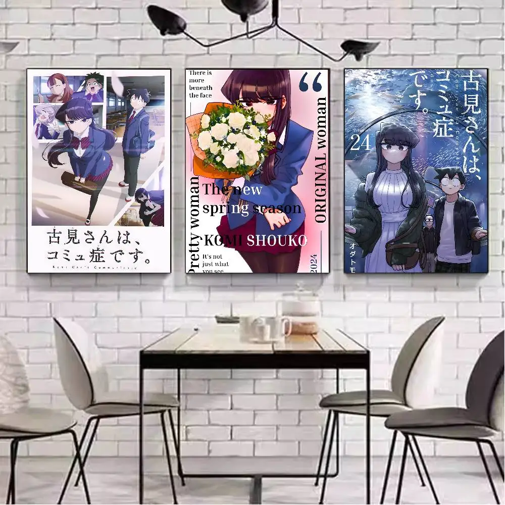 Pop-Anime Komi Can Not Communicate-K Poster Canvas painting poster with prints Home bedroom living room decoration gift - view 4