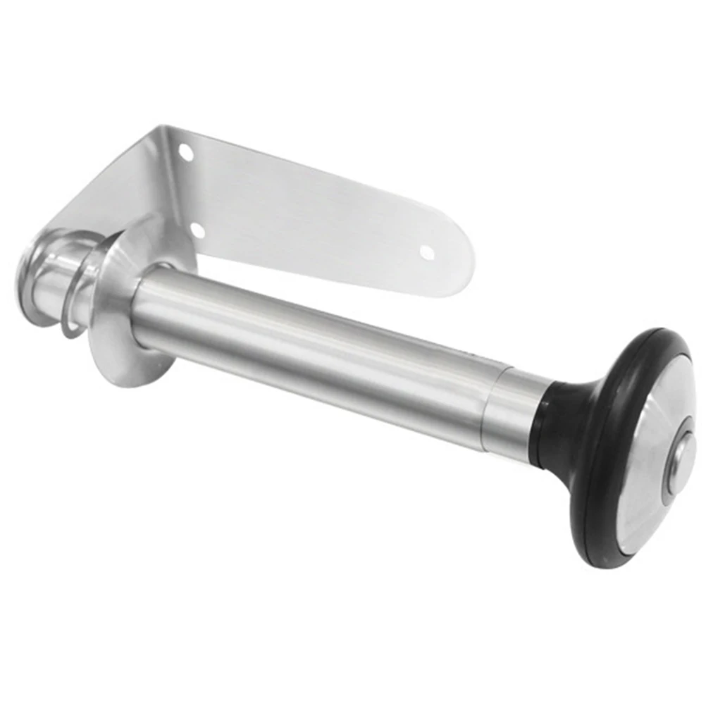 

Stainless Steel Wall Mounted Toilet Holder Roll Hanger Kitchen Organizer Durable Smooth Surface Under Cabinet Mounting Option