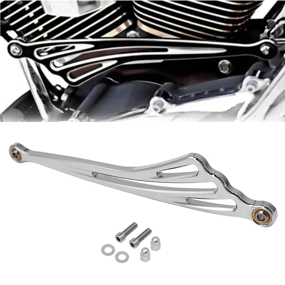 Motorrad Chrom CNC Zahnrad Flügel Schalt gestänge Schalthebel für Harley Touring Street Glide Road Glide Softal 2015-2018