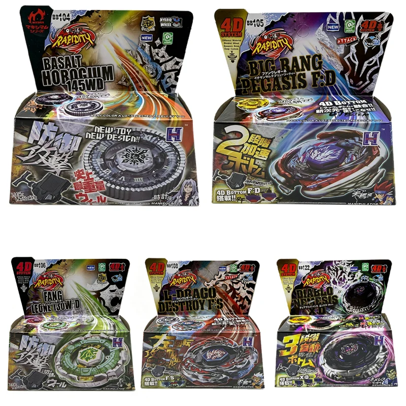 Takara Tomy 31 Styles of 4D Metal Fusion Sets, Including Launcher and Spinning Top – The Ultimate Battle Toy Gift for Kids