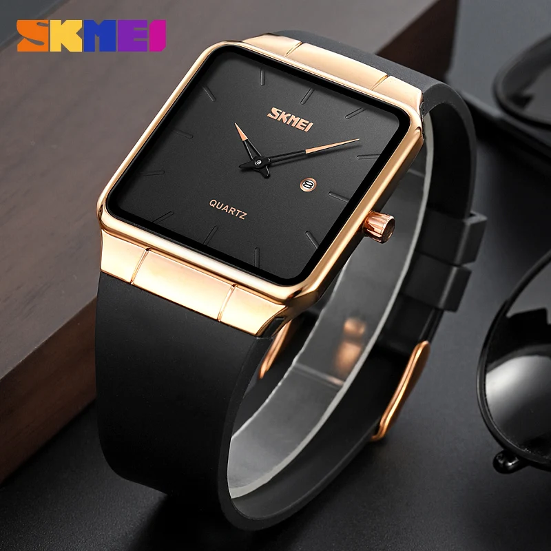 SKMEI Male Casual Time Date Movement Quartz Watches For Men Women Fashion Wristwatches 3Bar Waterproof Clock Watch reloj hombre