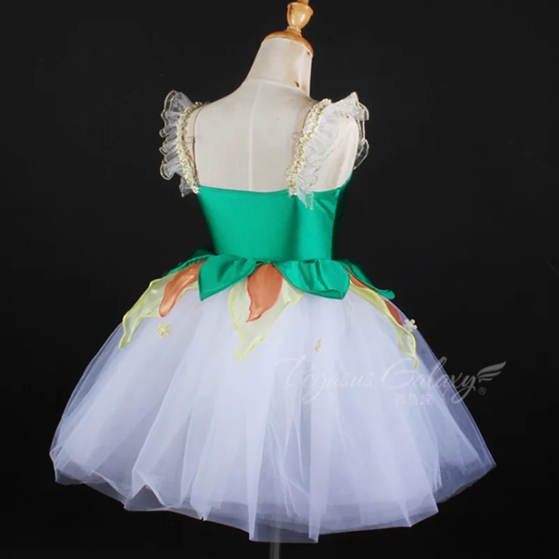 Enfants filles professionnel enfants Ballet Performance justaucorps gymnastique Tutu body Ballet danse jupes robe Costume pour