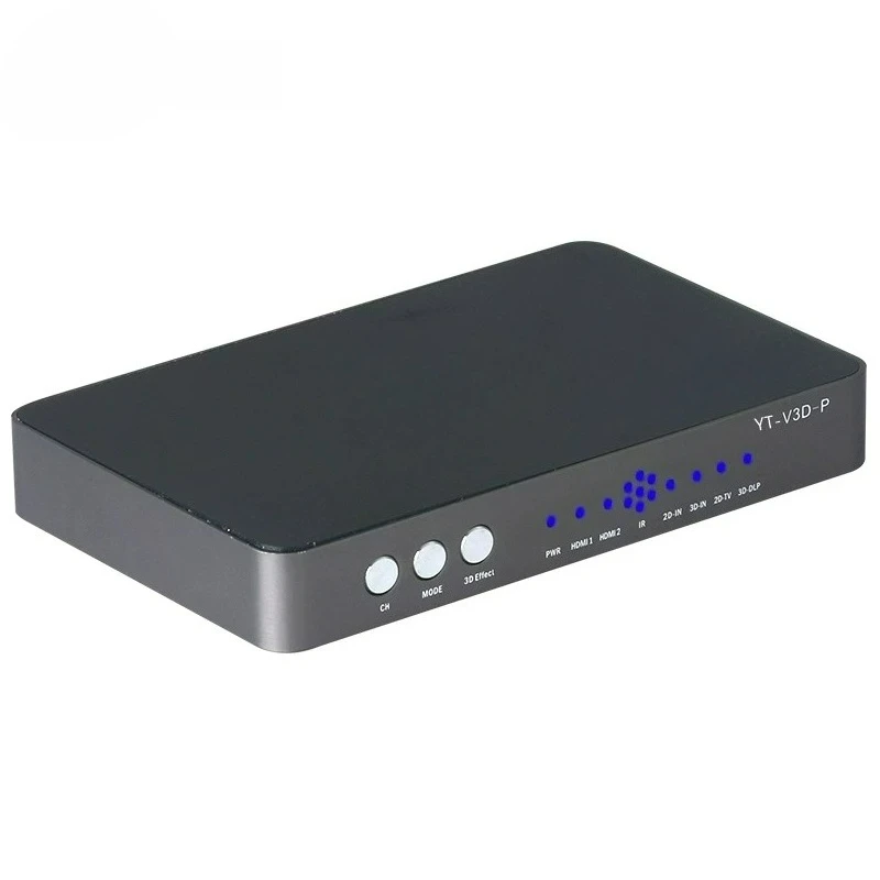 2D to 3D Video Converter DLP Projector 3D TV Display Smart Left and Right Up and Down Frame Format