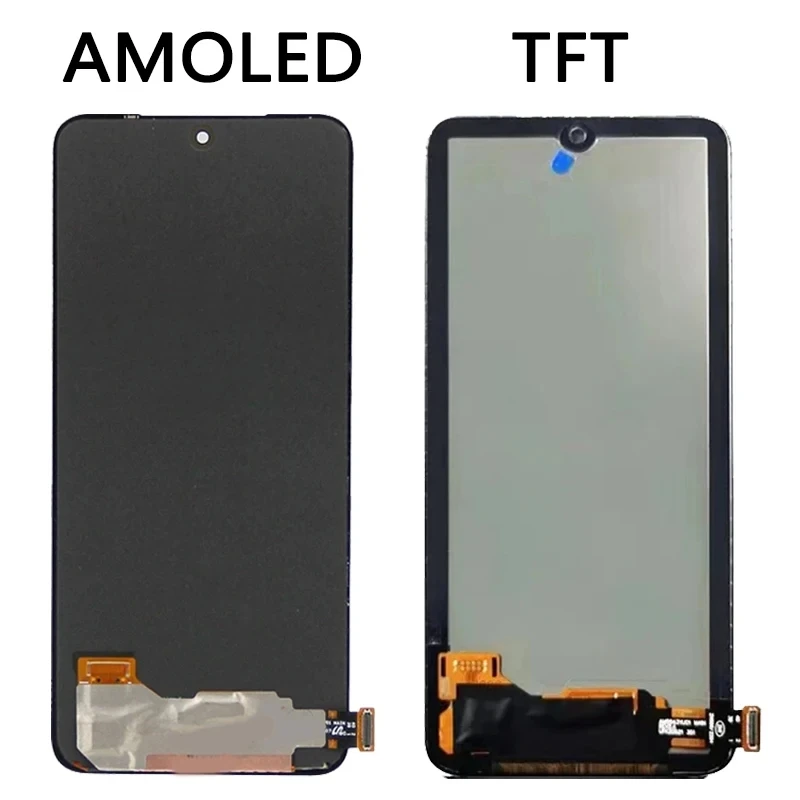 6.43\'\' Super AMOLED For Xiaomi Poco M4 Pro 4G LCD 2201117PI 2201117PG MZB0B5VI Display Touch Screen Panel Digitizer Assembly