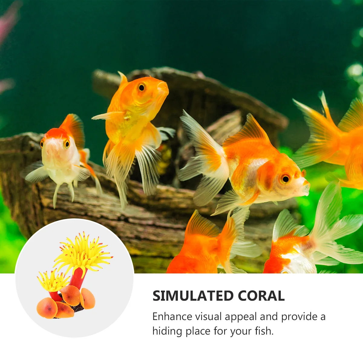 

2 Pcs Boutique Coral Anemone Decoration Fish Tank Decorations Aquarium Fake Sea Artificial Landscapes