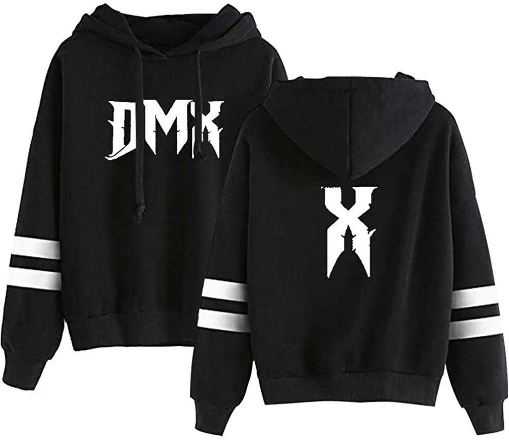 

DMX Rip Hoodie Unisex Pocketless Parallel Bars Sleeve Sweatshirt Women Men Hoodies Hip Hop Rapper Rest in Peace Clothes