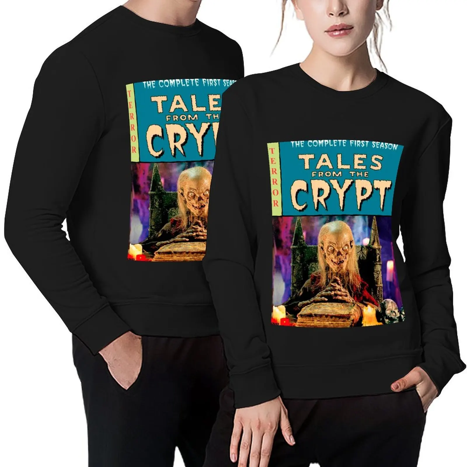 

tales from the crypt Pullover men's clothing autumn jacket men mens clothes japanese style new hoodies and sweatshirts