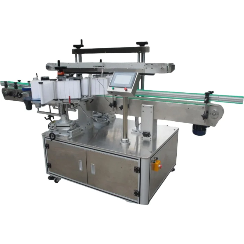 Commercial Fully Automatic Two-sided Creamer Beverage Bottles, Beer Bottle Perfume Bottle Fountain Pen Labeling Machine