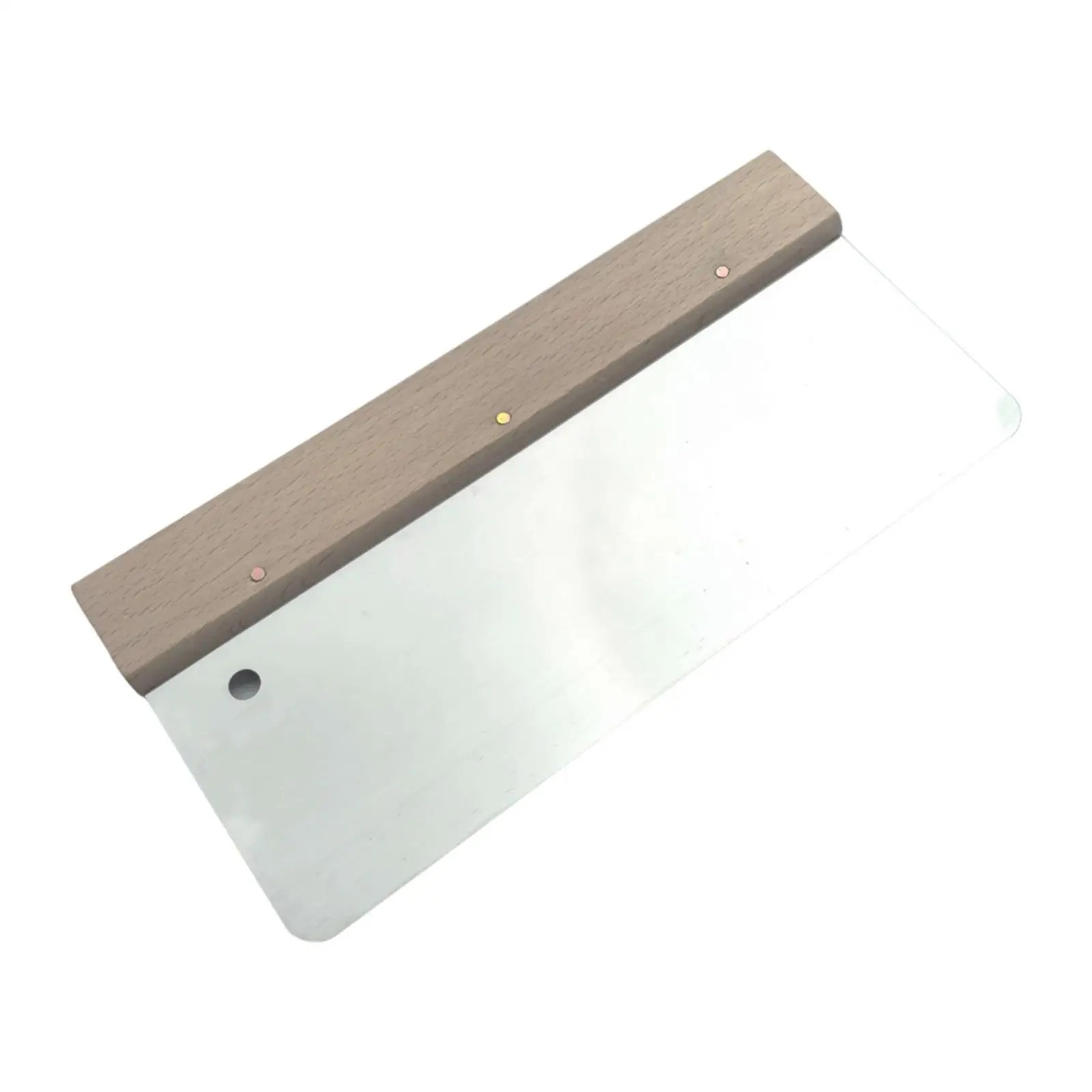 

Drywall Trowel Stainless Steel with Wooden Handle Plaster Finishing Trowel for Stucco Wallboard Concrete Spackling Plasterboard