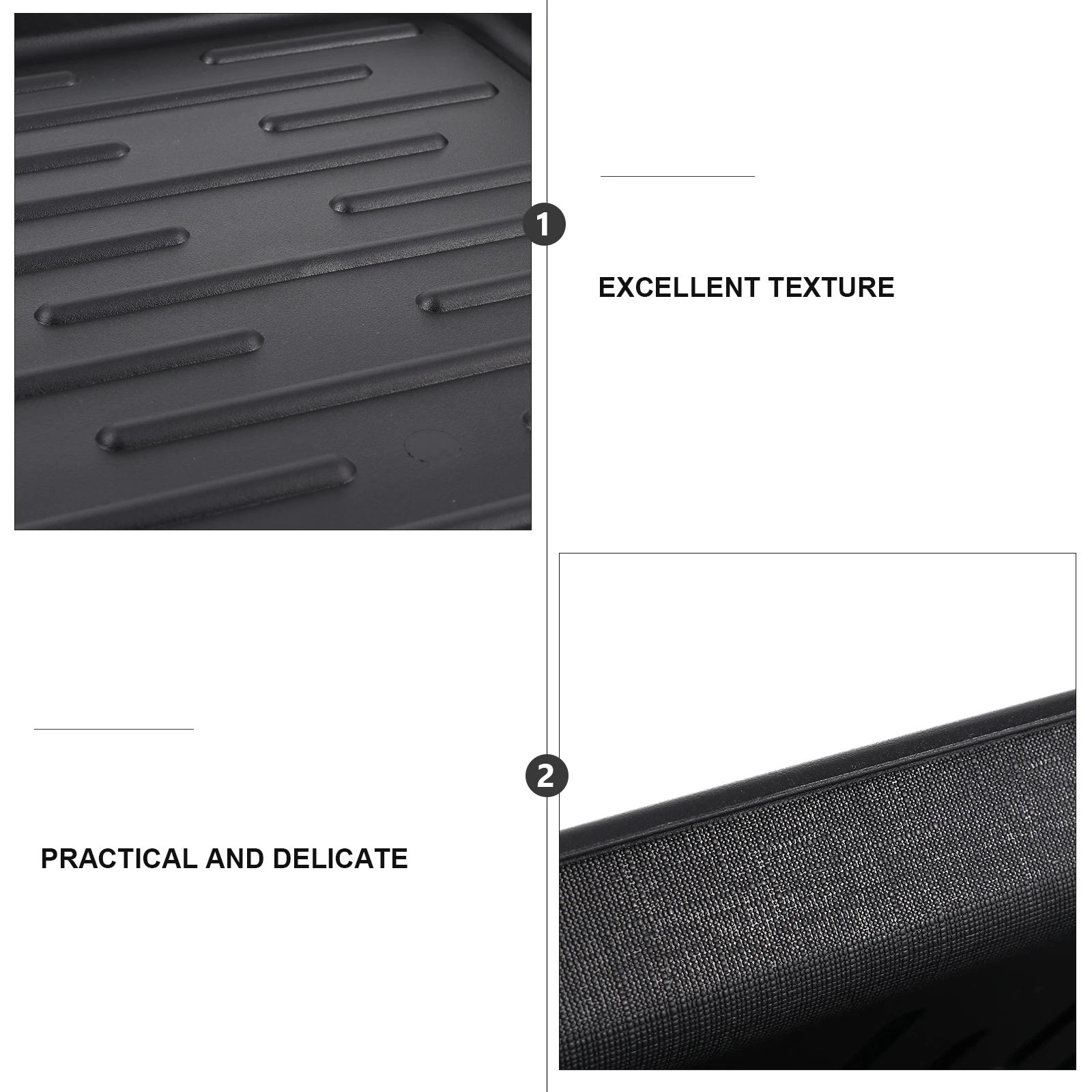 

3 Pcs Storage Tray Multifunctional Shoe Boot Mat Indoor Outdoor Heavy Duty Plastic Black Dog Toy Cat Litter Box Flower Pot