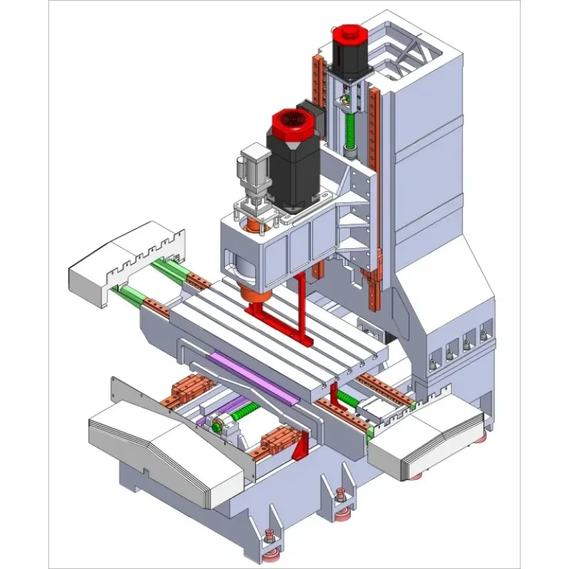 Vmc zentrale vertikale fräsmaschine VMC850 4-achsen CNC vertikale bearbeitungszentrum CNC 3-achsen CNC fräsmaschine