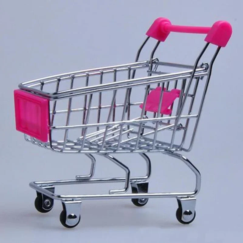Neue Mini-Einkaufswagen Kreative Handwagen Kinder Handwerk Spielzeug Utility Warenkorb Handwerk Display Lagerung Spielzeug Halter Geschenke Für Kinder – Detail 18