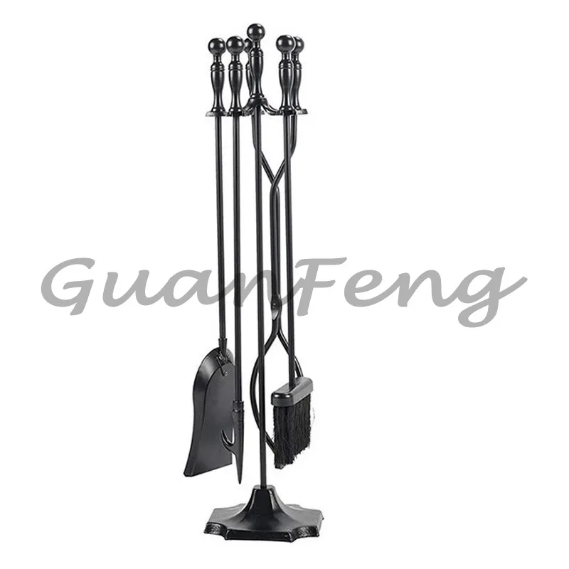 Modern Fancy Vintage Professional Garden Supplies High Quality Fireplace Sets Accessories Fireplace Tools Set 4 Pieces