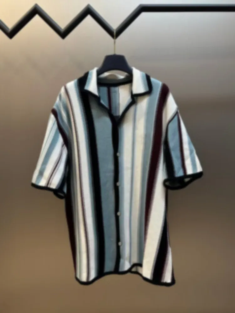 

Casual Stripe Hook Needle Five-Point ort Pants Summer 2025 New Sle Versatile Color Blo Collar Faion ort Sve ex