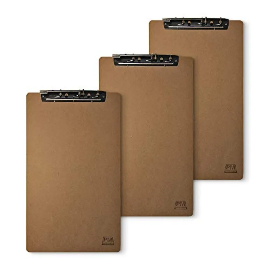 

Ledger Clipboards 19'' x 11'' - MDF 11x17 Clipboard with Large Clip Extra Writing Space for Your Paper 3 Pack