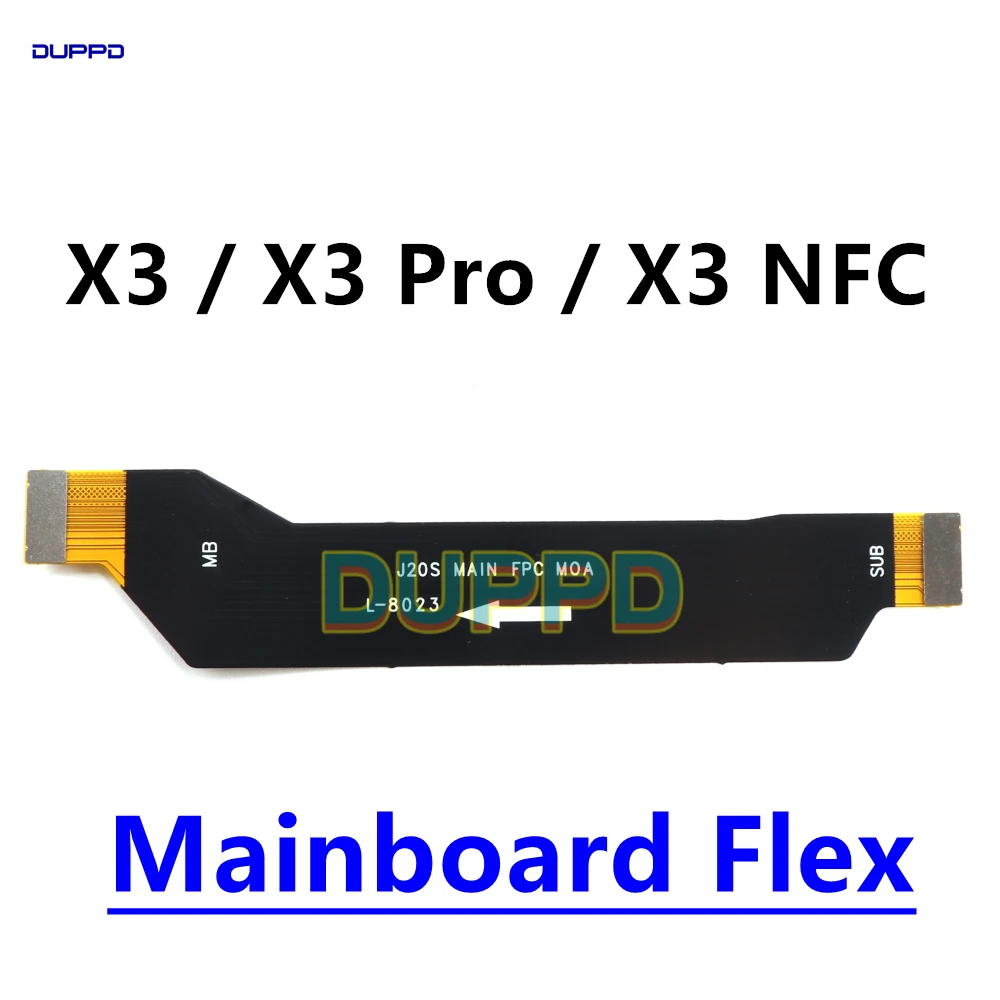 For Xiaomi POCO X3 USB Board X3 Pro Charger Dock Charging Port Connector X3 NFC Mainboard Main Board Motherboard Flex Cable