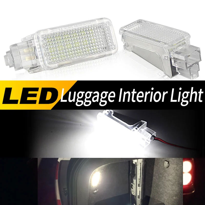 2pcs LED Footwell Step Door Courtesy Trunk Light For VW Transporter T5 Golf Jetta OEM# 6L0947415 99763207100 8D0947415