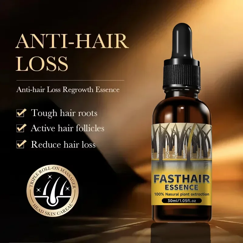Hair Growth Essential Loss Regrowth Treatment Strengthens Hair Nourishes Scalp Light Weight Non Greasy Improve Scalp Circulation