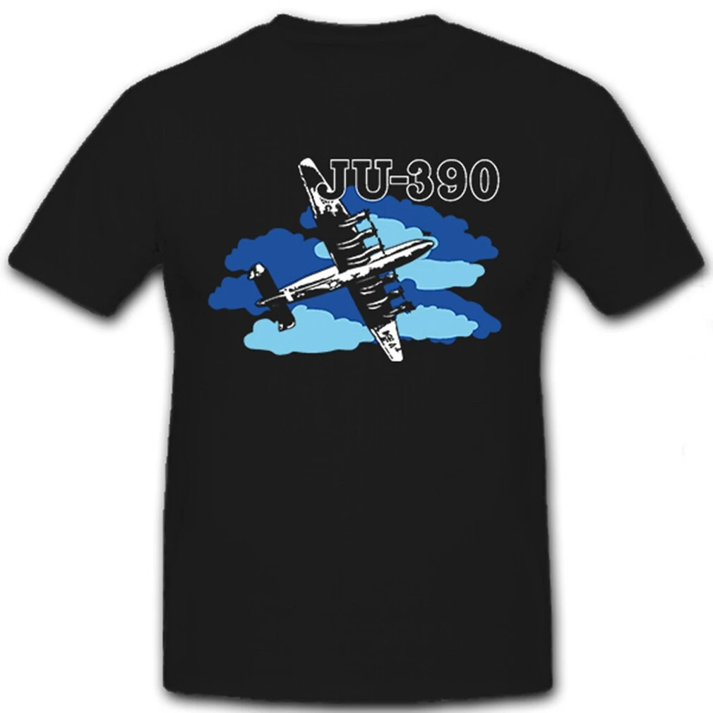 

Ju 390 Airplane Aeroplane Large Dessau WK 2 Air Force pattern design -100% cotton O-neck short sleeve casual printed T-shirt.