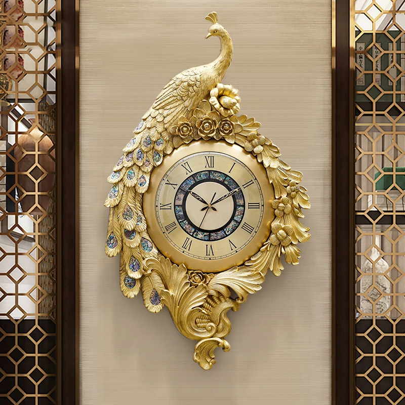 

Bedrooms Kitchen Clock Wall Living Room Metal Wall Art Interior Luxury Fashion Wall Clocks Mechanism Reloj De Pared Home Design