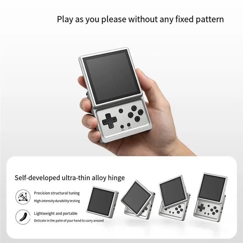 A97I-RG Rotate Handheld Game Console 3.5" IPS Rotating Screen Android Aluminum Alloy 2000 Mah Retro Games Player AI view 2