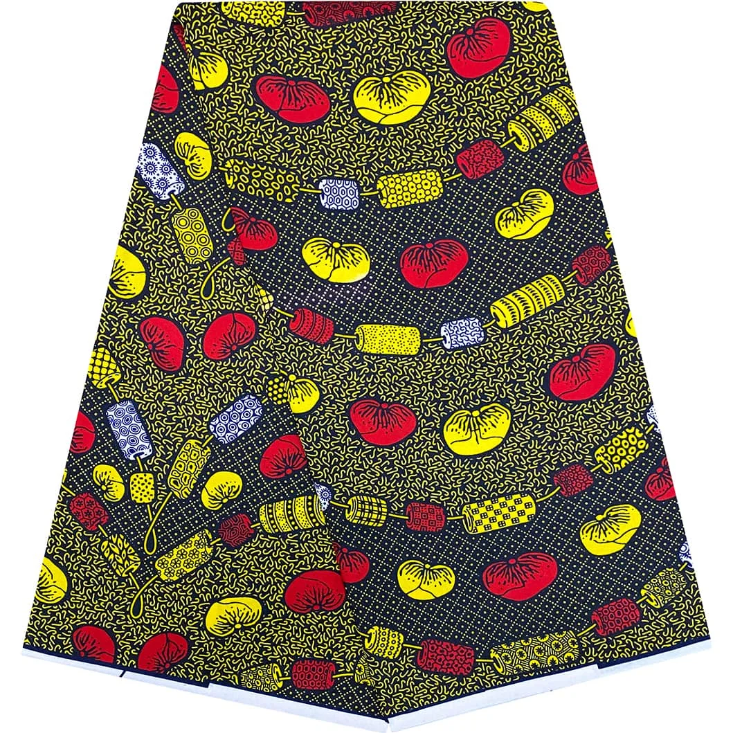 Material de la ropa holandesa étnica africana del poliéster 100% de la tela súper cera de Ankara