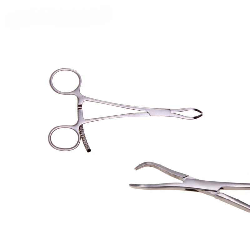 Orthocore pointed toothed reduction forceps, bone holding forceps, point type reduction forceps, animal orthopedic instruments