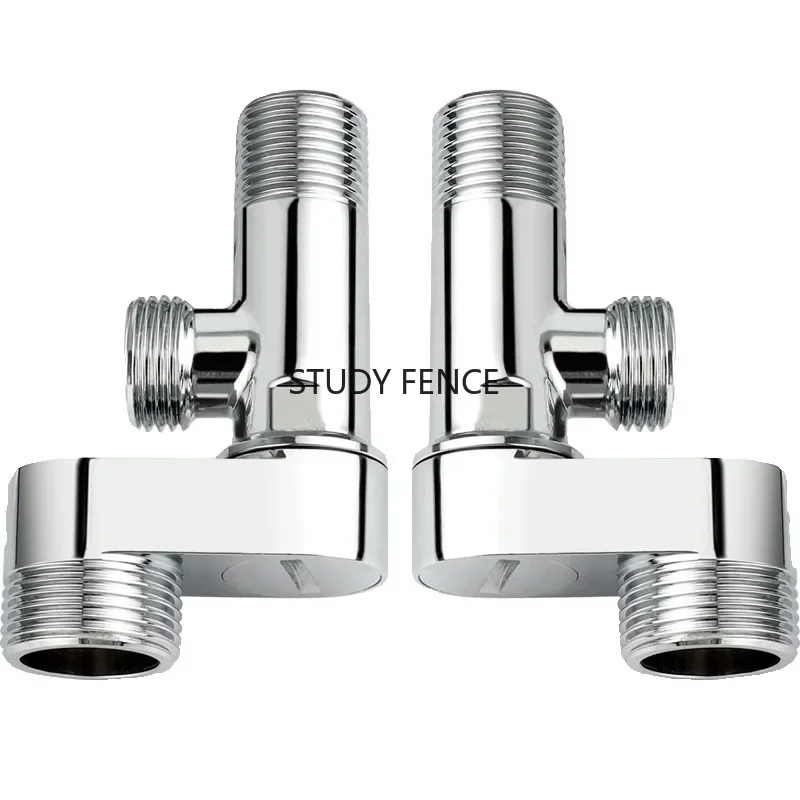 2pcs 360 ° Rotating Faucet Angle, Metal Faucet Corner, Bathroom/kitchen Faucet Connector, Household Hardware Accessories