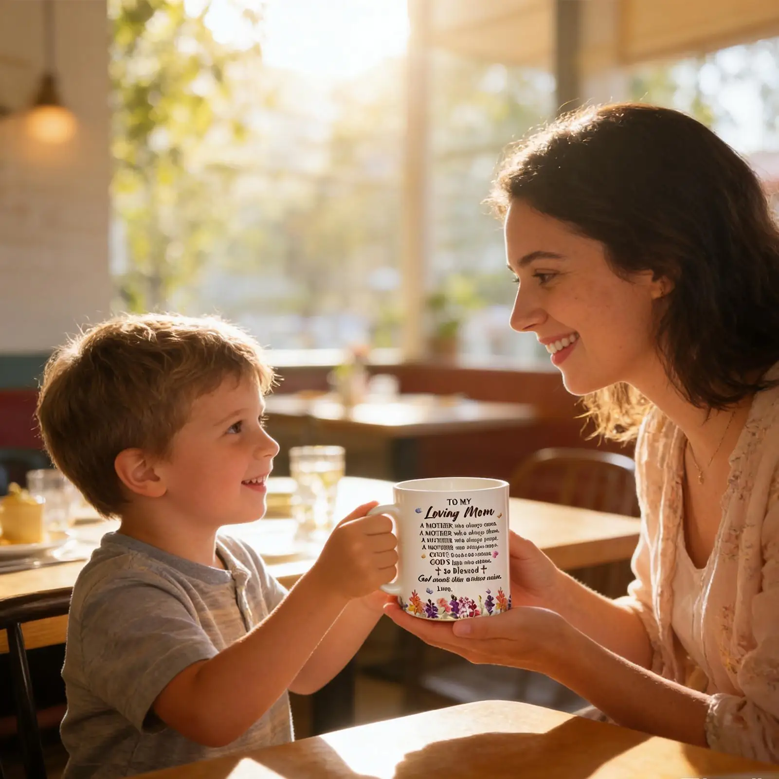 

Ceramic Tea Mug 11oz Drinking Mug Non-Slip Beverage Cup For Dining Room Living Room Cafe Home Mother's Day Birthday Tea Hot