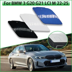 For BMW 3 G20 G21 LCI M Sport 2023-2025 # 51125A697D5 Auto Rear Bumper Tow Hook Eye Cover Cap Towing Hauling Shell Lid Trim
