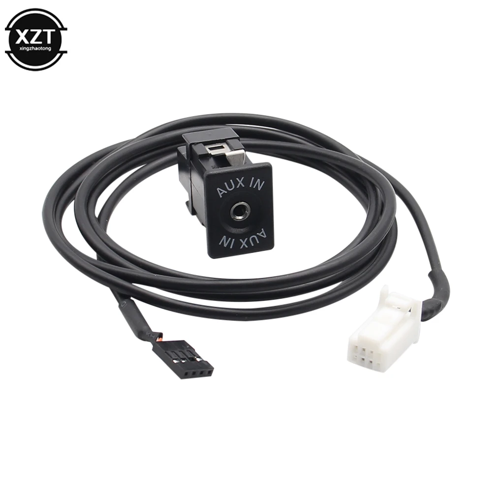 Gniazdo AUX do radia samochodowego, 8-pinowe złącze AUX, adapter AUX do Suzuki Swift SX4 Grand Vitara / Jimny / Clarion, wiązka przewodów, kabel audio AUX — zdjęcie produktu 2