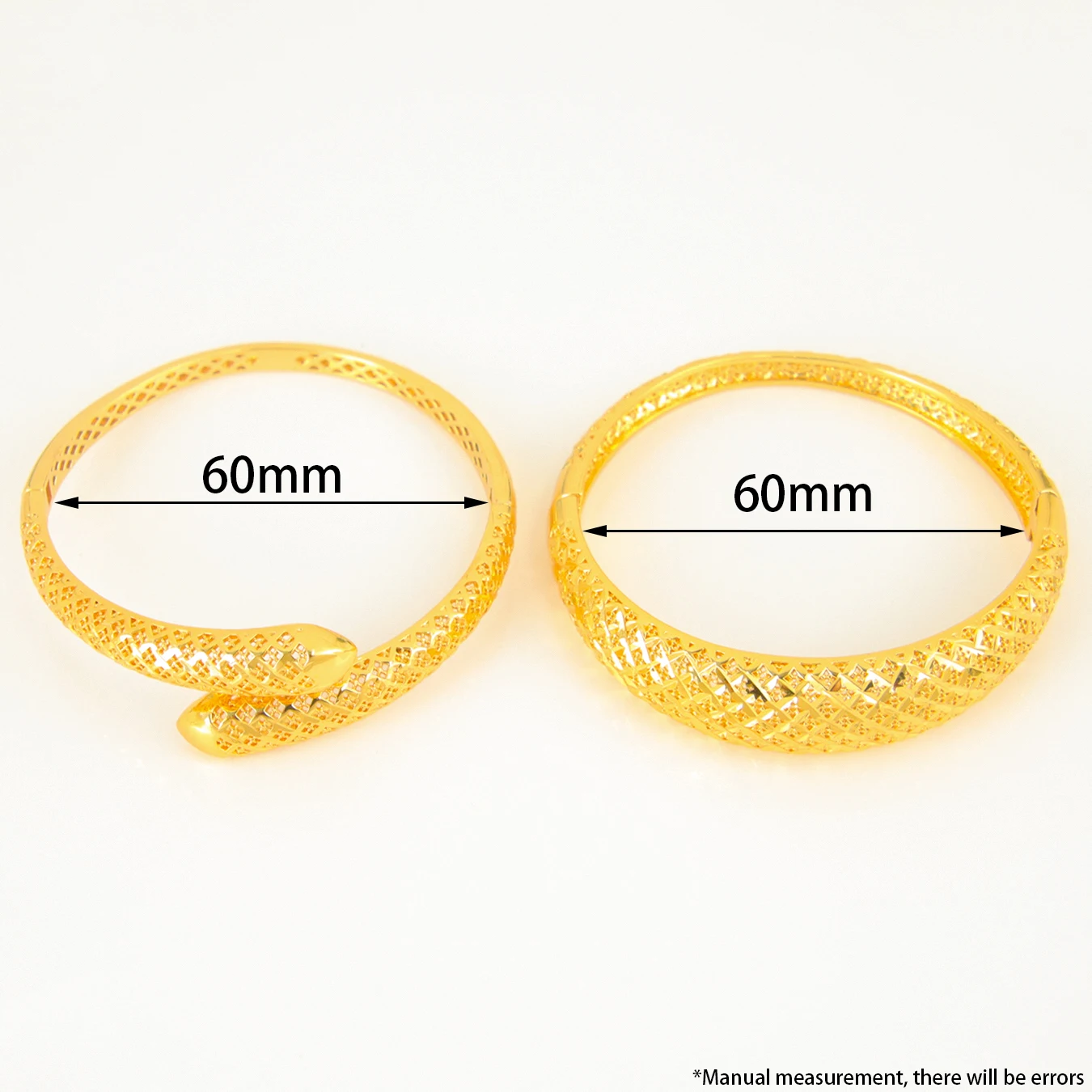 Arabischer Brautschmuck, 21k vergoldet, Habesha Mode, offene Armreifen, Ring-Set, Dubai, islamischer Damenschmuck für Veranstaltungen und Partys – Detail 2