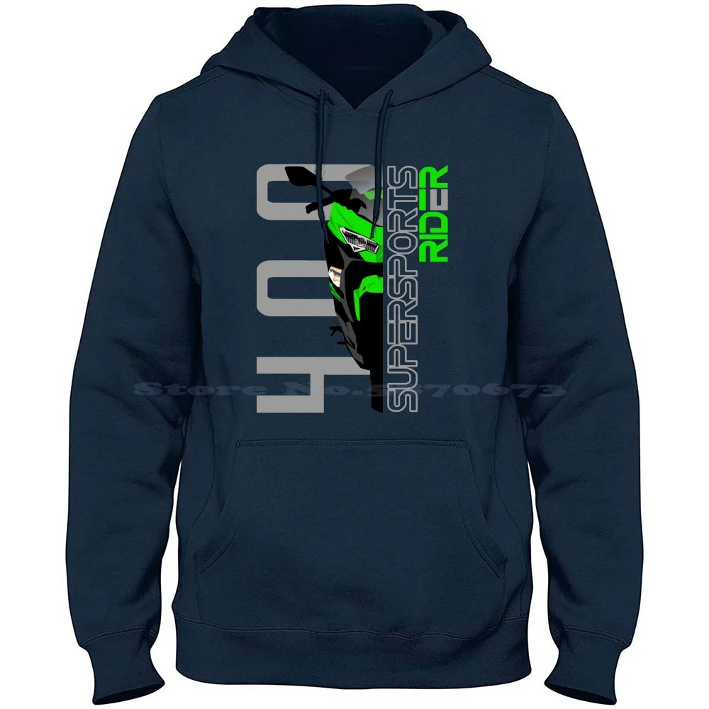 Supersports Rider 400 100% Cotton Hoodie 400 650 1000rr Zx10r Zx 10r Zx6r 1000sx Zx 6r Race Automotive Car Motocross Motox