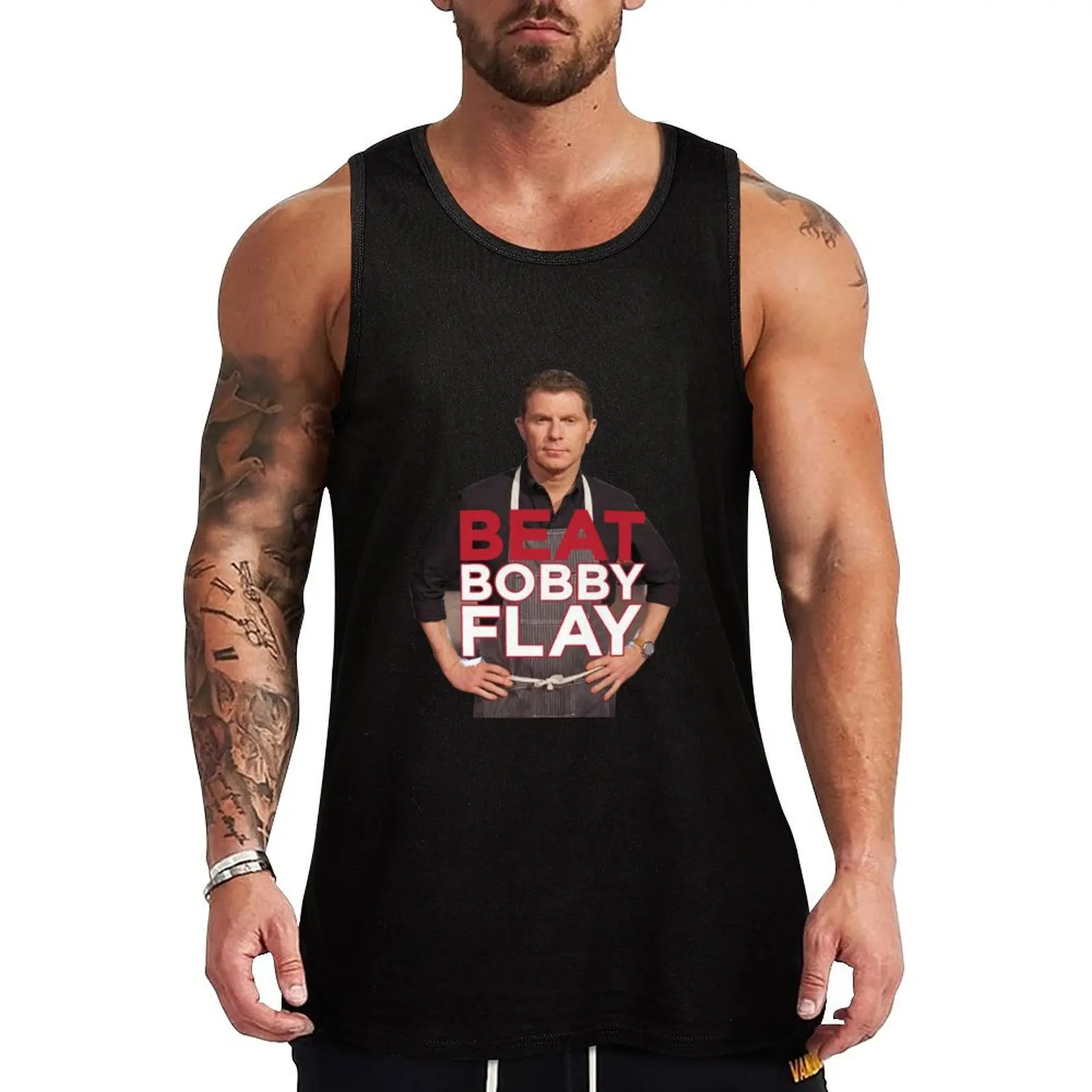 

Beat Bobby Flay Tank Top men clothing gym clothing men