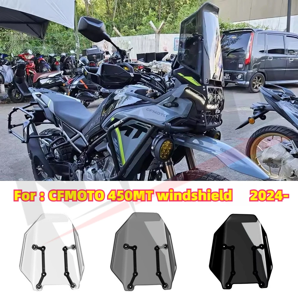 

For 450MT Windshield 450MT 2024- Motorcycle Modified Front Windshield 450 MT motorcycle accessories