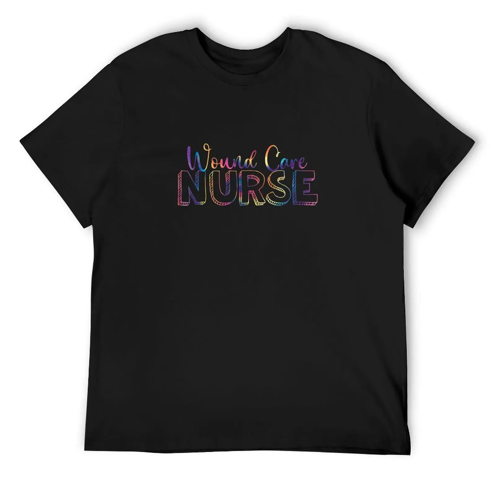 

Cute Tie Dye Wound Care Nurse Ostomy Nursing T-Shirt Blouse blanks graphic shirts sublime men t shirts high quality