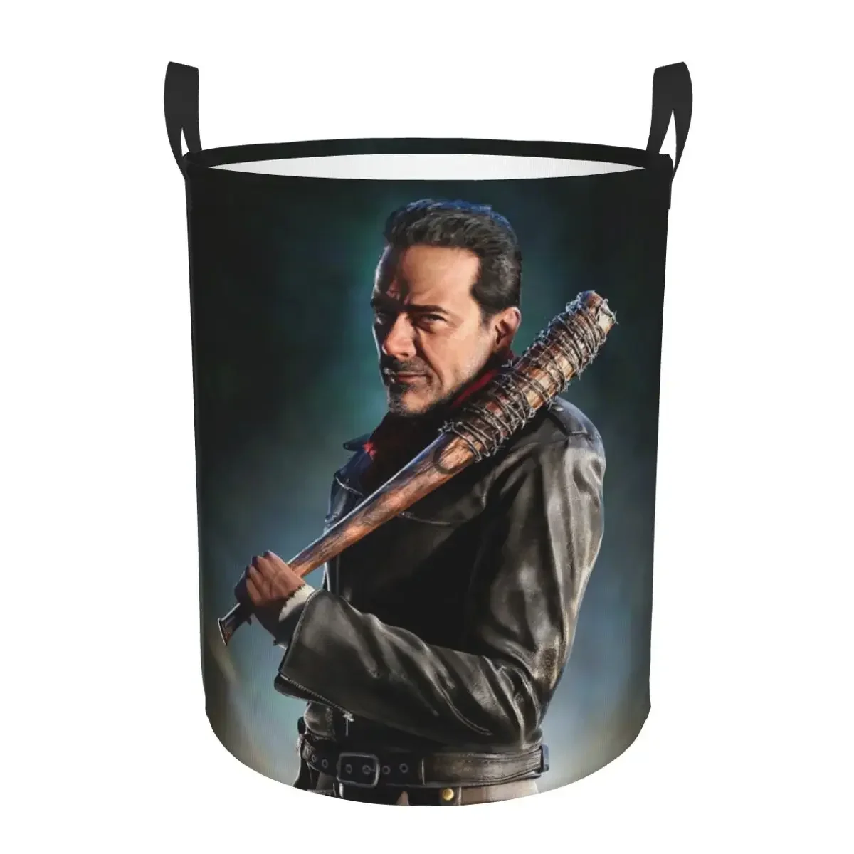 Custom The Walking Dead Laundry Hamper Large Clothes Storage Basket Horror Zombie TV Show Toys Bin Organizer for Boy Girl