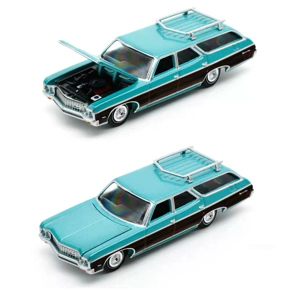 Auto World-Maquetas de coches de aleación, escala 1:64, colección de modelos de coches fundidos a presión, juguetes para HotWheels, 1/64 M2