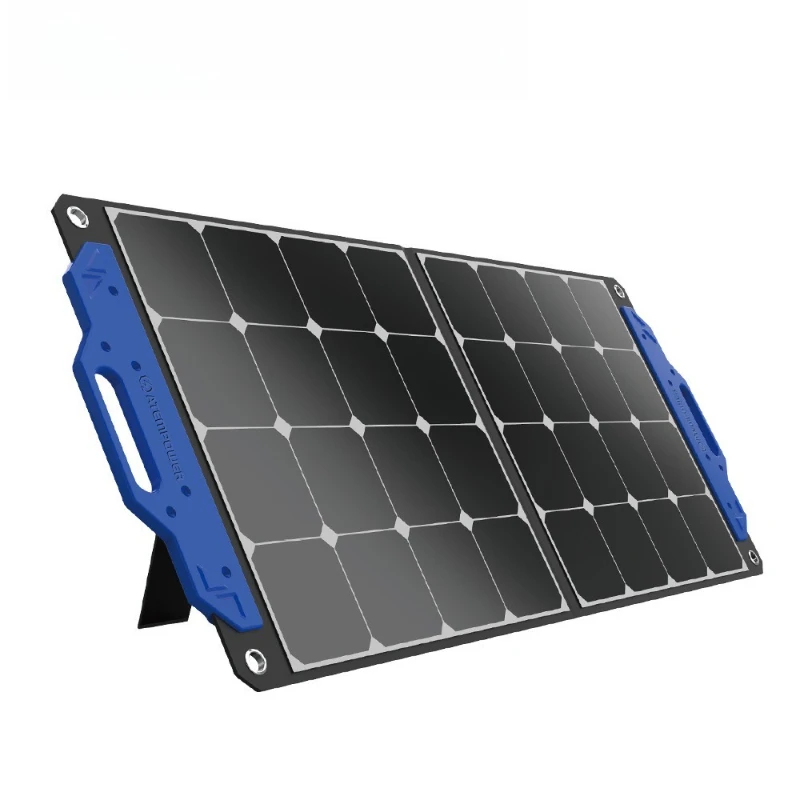 

Outdoor camping 100W Sunpower portable folding solar panel