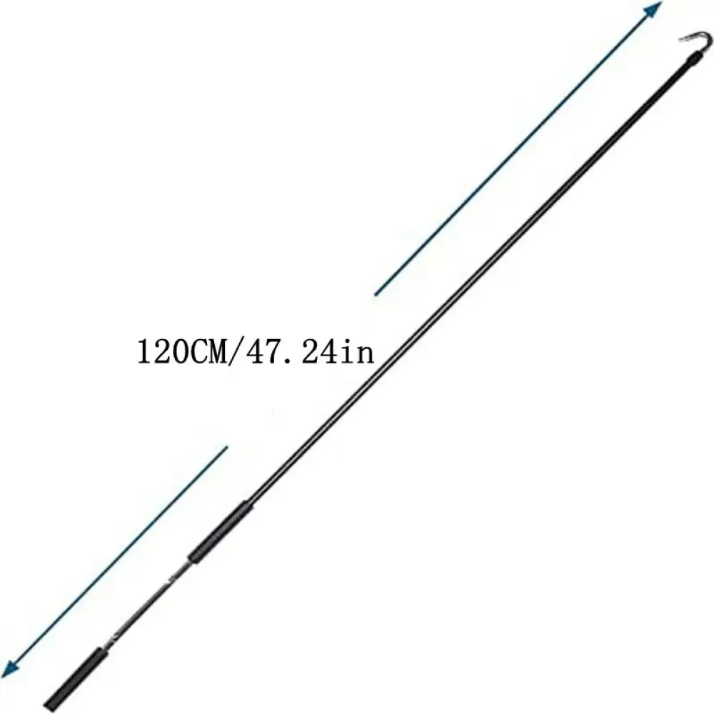 Durable Metal Blinds Tilt Wand 70cm 120cm Black Handle Universal Window Shade Rod Curtain Control Hardware Accessory Part